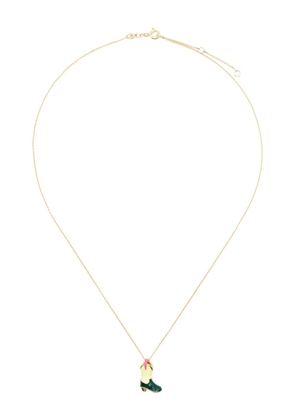 Aliita 9kt yellow gold Cowboy Boot necklace