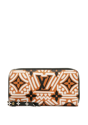 Louis Vuitton Pre-Owned 2020 Monogram Crafty Zippy long wallet - Brown