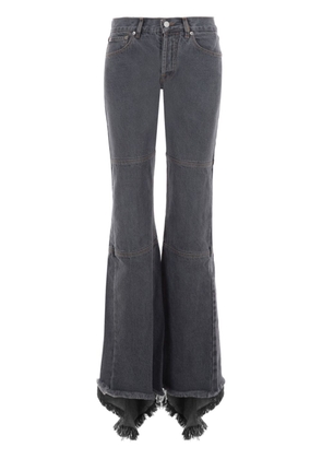 JORDANLUCA Sedit cotton flared jeans - Grey