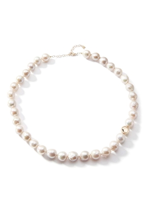 Mateo 14kt yellow gold Baroque pearl necklace - Neutrals