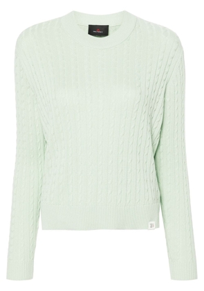 Peuterey cable-knit cotton jumper - Green