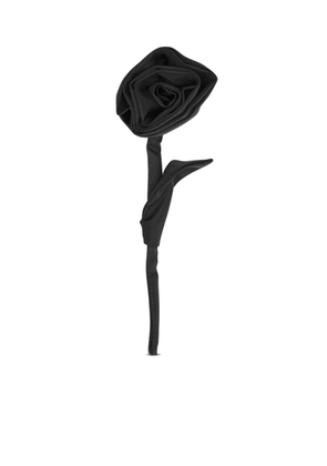 Simone Rocha flower rose brooch - Black