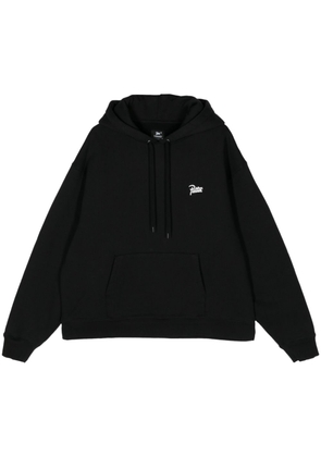 PATTA logo-print jersey hoodie - Black