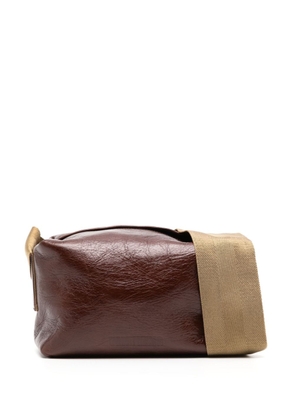 Uma Wang faux-leather shoulder bag - Brown
