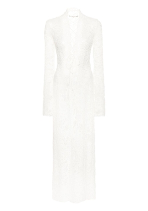 MANURI Sally lace midi dress - White