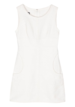CHANEL Pre-Owned 2009 CC cotton minidress - White