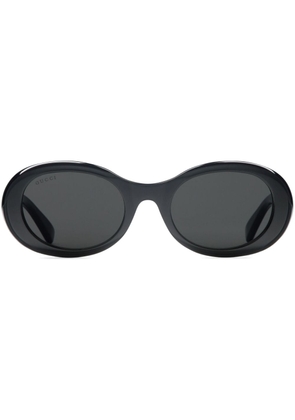 Gucci Eyewear oval-frame tinted sunglasses - Black