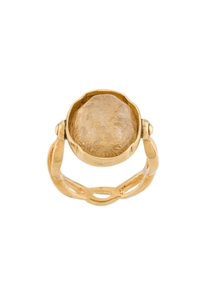 Goossens Cabochons oval ring - Gold