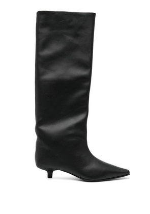 Senso Fizz 40mm calf-length leather boots - Black