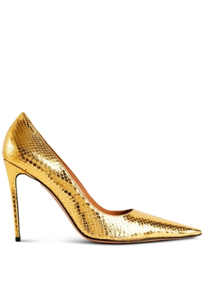 Retrofete Jasmin 110mm heeled pumps - Gold