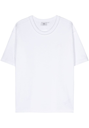 Vans logo-embroidered cotton T-shirt - White