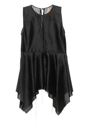 Uma Wang Conung sleeveless blouse - Black