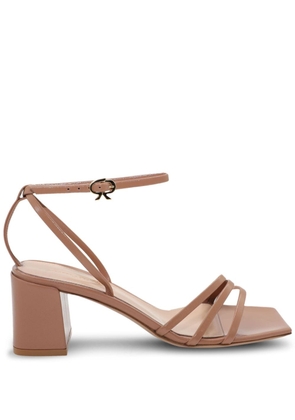 Gianvito Rossi Nuit 55mm leather sandals - Brown
