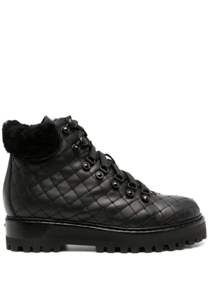 Le Silla St. Moritz quilted leather boots - Black