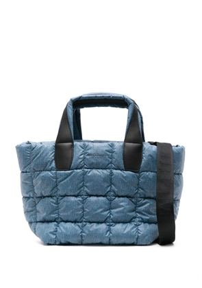 VeeCollective small Porter quilted tote bag - Blue