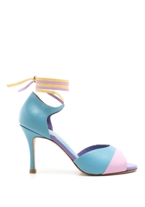 Sarah Chofakian Léon two-tone sandals - Blue