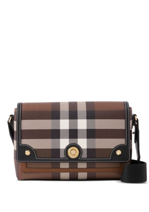 Burberry Vintage Check leather shoulder bag - Brown