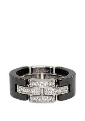 Cartier 2010-2023 18K Maillon Panthere Diamond ring - Black