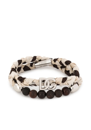 Dolce & Gabbana braided interwoven bracelet - Neutrals
