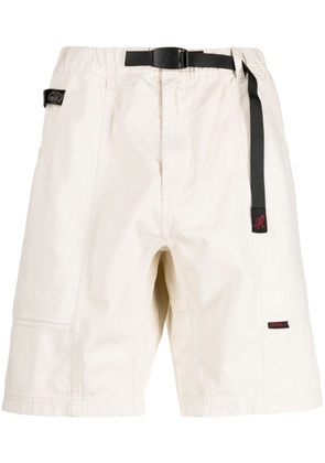 Gramicci buckled-waist cotton shorts - White