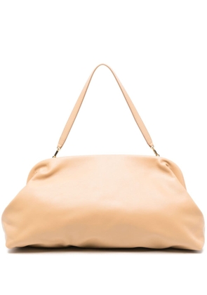 Philosophy Di Lorenzo Serafini logo-debossed leather shoulder bag - Neutrals