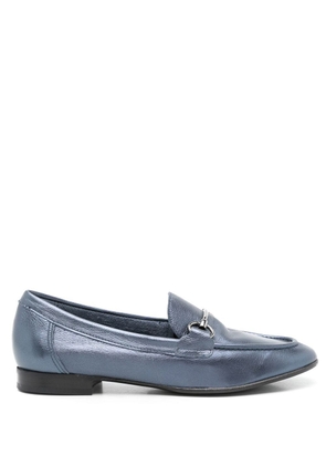 Sarah Chofakian Oxford Siena leather loafers - Blue