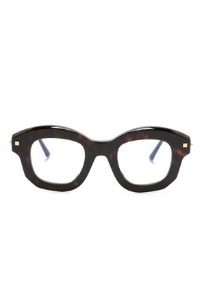 Kuboraum J1 butterfly-frame glasses - Black
