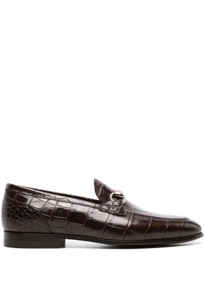 Scarosso Alessandra leather loafers - Brown