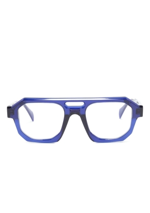 Kuboraum Maske K33 geometric-frame glasses - Purple