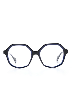 GIGI STUDIOS Romina round-frame glasses - Blue