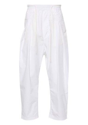 MORDECAI tapered track pants - White