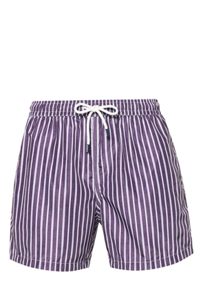 Fedeli Madeira striped swim shorts - Purple