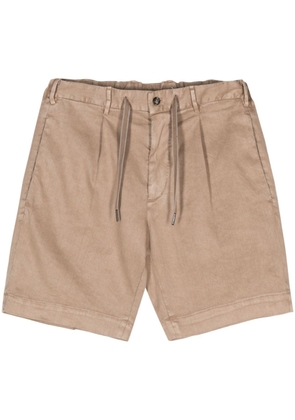Dell'oglio pleat-detail chino shorts - Neutrals
