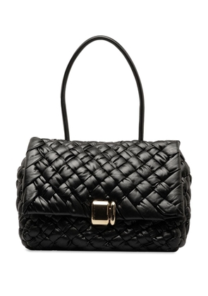 Bottega Veneta Pre-Owned 2012-2023 Medium Intrecciato Foulard Rumple shoulder bag - Black
