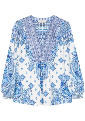 Hale Bob Remi paisley-print blouse - Blue