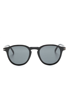Eyewear by David Beckham round-frame tinted sunglasses - Black