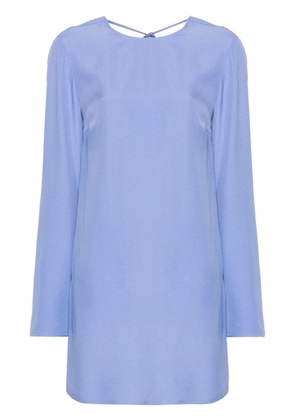 Claudie Pierlot open-back cady minidress - Blue