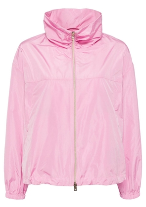 Herno high-neck zip-up jacket - Pink