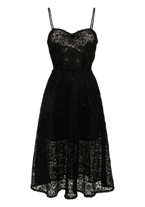 Ermanno Scervino corded-lace flared dress - Black