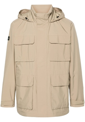 Duvetica drawstring hooded jacket - Neutrals