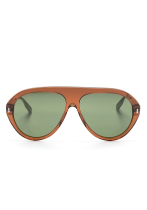 Gucci Eyewear pilot-frame sunglasses - Brown