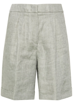 Peserico linen tailored shorts - Green