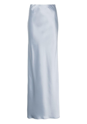 Blanca Vita Ginestra satin long skirt - Blue