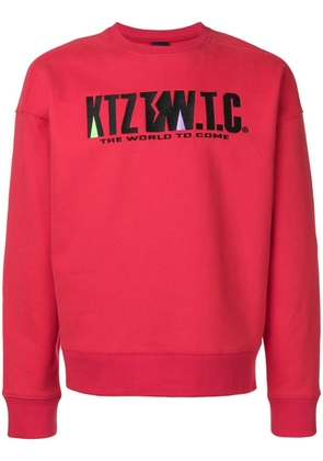 KTZ mountain letter embroidered sweatshirt