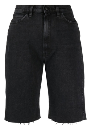 3x1 high-waisted denim shorts - Black