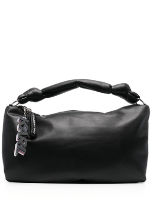 Karl Lagerfeld K/Knotted padded shoulder bag - Black