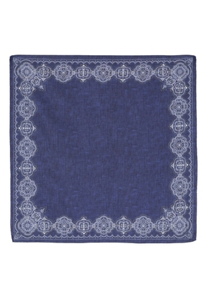 Lady Anne abstract-print handkerchief - Blue