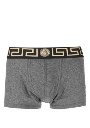 Versace logo-waist boxer briefs - Grey