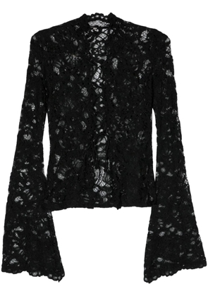 MANURI Sally lace blouse - Black