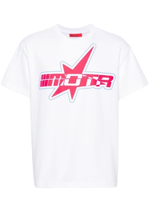 MEMBERS OF THE RAGE logo-print cotton T-shirt - Neutrals